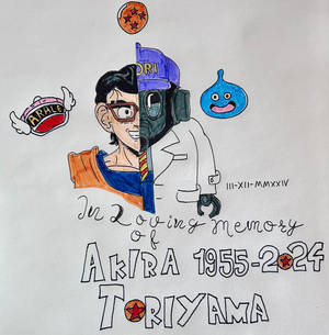 Tribute Drawing #2 Akira Toriyama