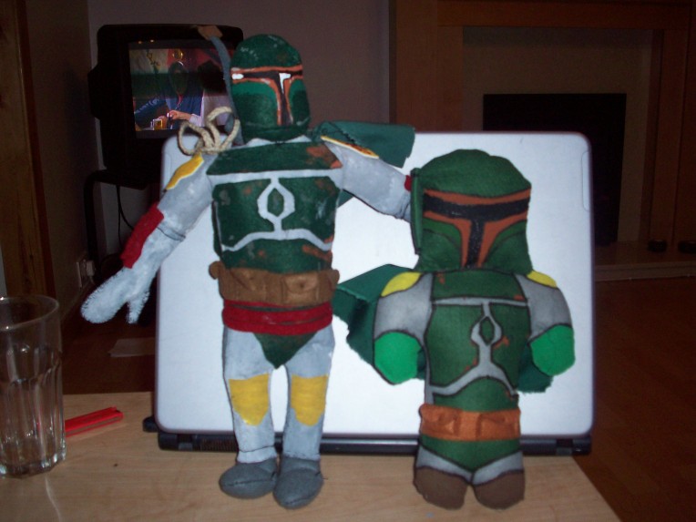 Two Boba plushies