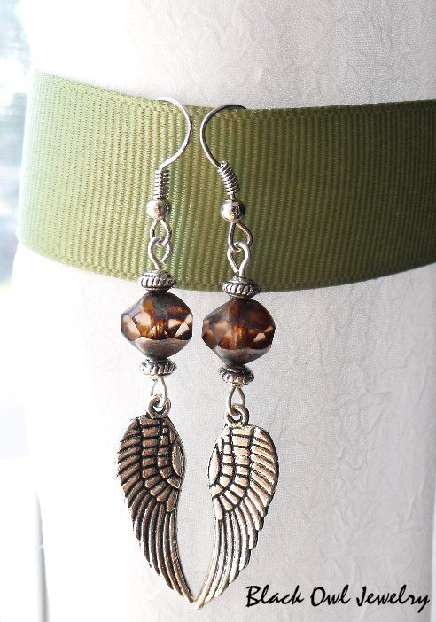 Eastern Wings earrings