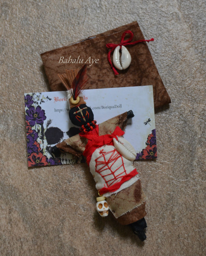 Babalu Aye Voodoo Stick Doll