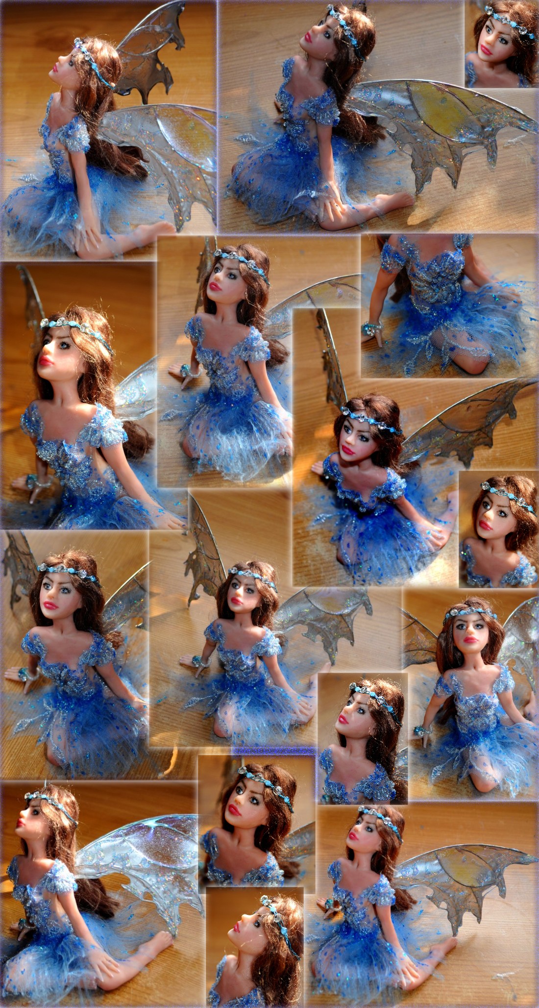 OOAK Spring Fairy Sculpt Bluebell