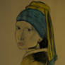 Girl With A Pearl Earring Coloured