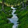 Mossy Woodland Stream - work in progress