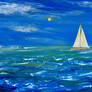 Acrylics practice - Sail Boat
