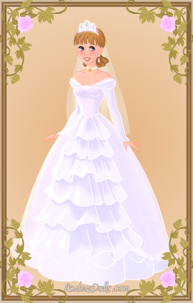 Angeline, wedding gown