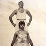 Circus Trapeze artists the Two Angelos Paternal gr