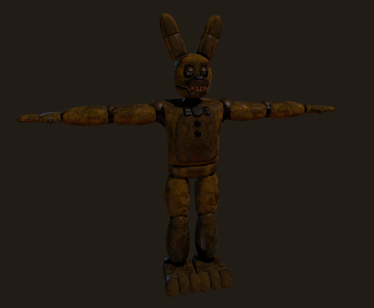 Springbonnie/Springtrap Stylised model v4? wip by ItsRainingNans on ...