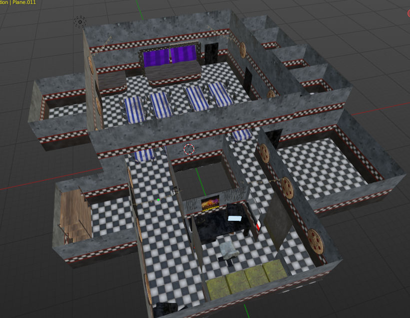 Progres For Fnaf 1 Stylized Map For C4d (complete) by Ignitedbonnie496 on  DeviantArt