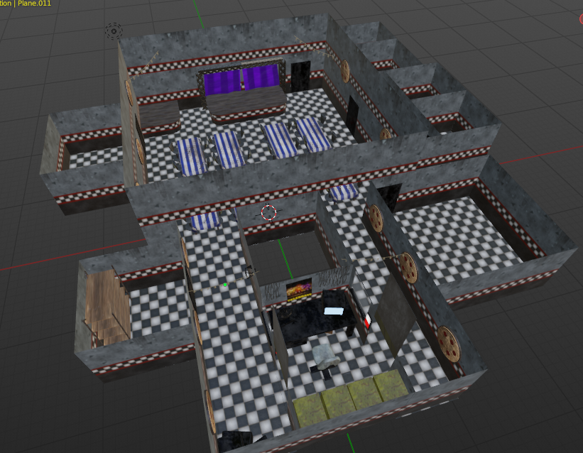 FNaF 1 map wip by ItsRainingNans on DeviantArt