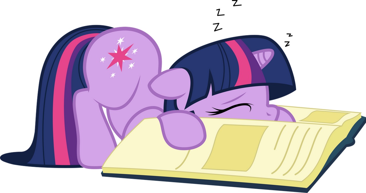 Sleepy bookworm by LazyPixel