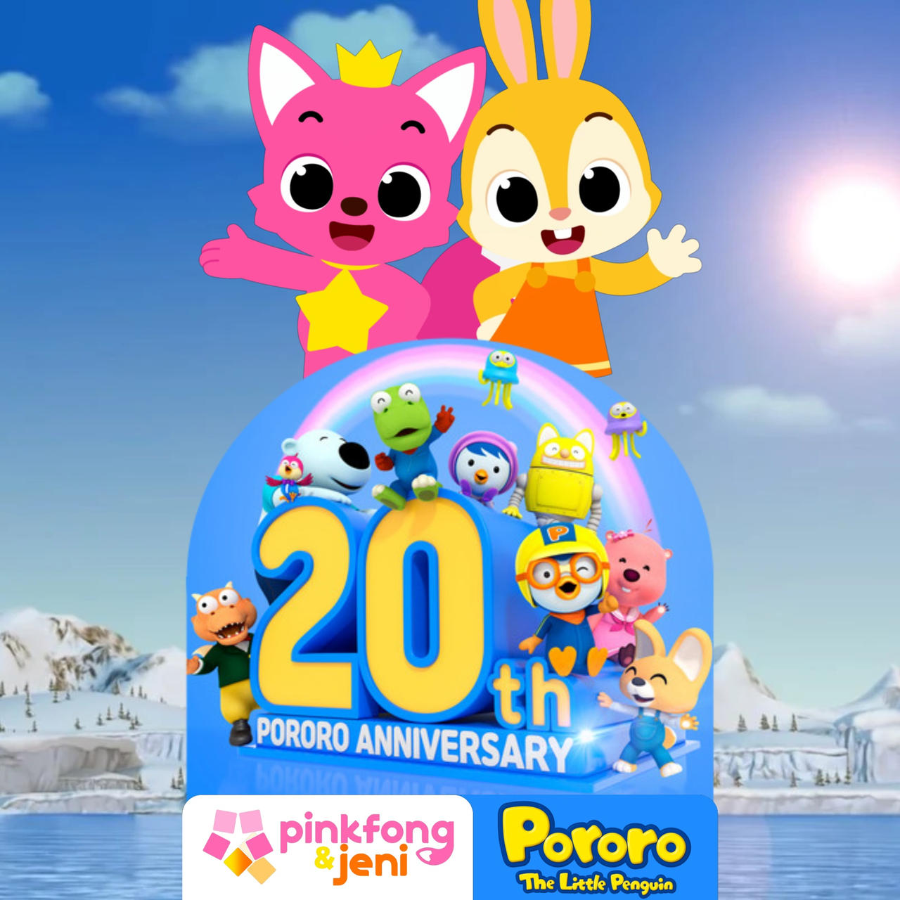Happy 20th Anniversary Pororo! Our team always wish you all the best 🎊  #pororo #cartoon