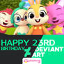 Happy 23rd Birthday DeviantArt!