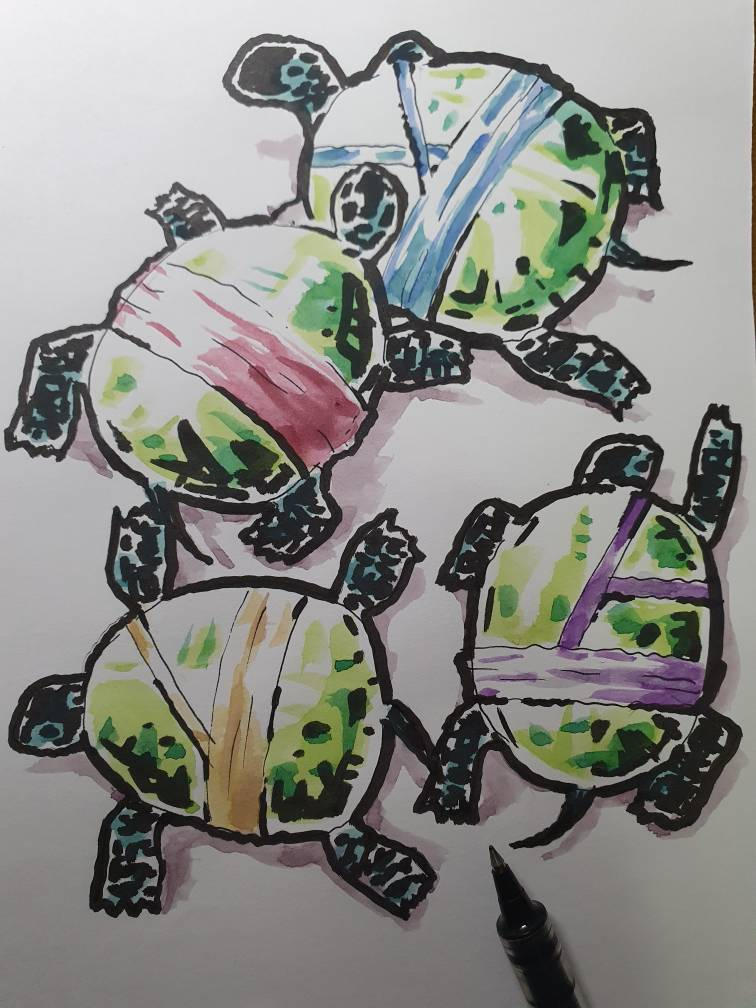 Tmnt Comic Pattern TMNT by jasoncomic on DeviantArt