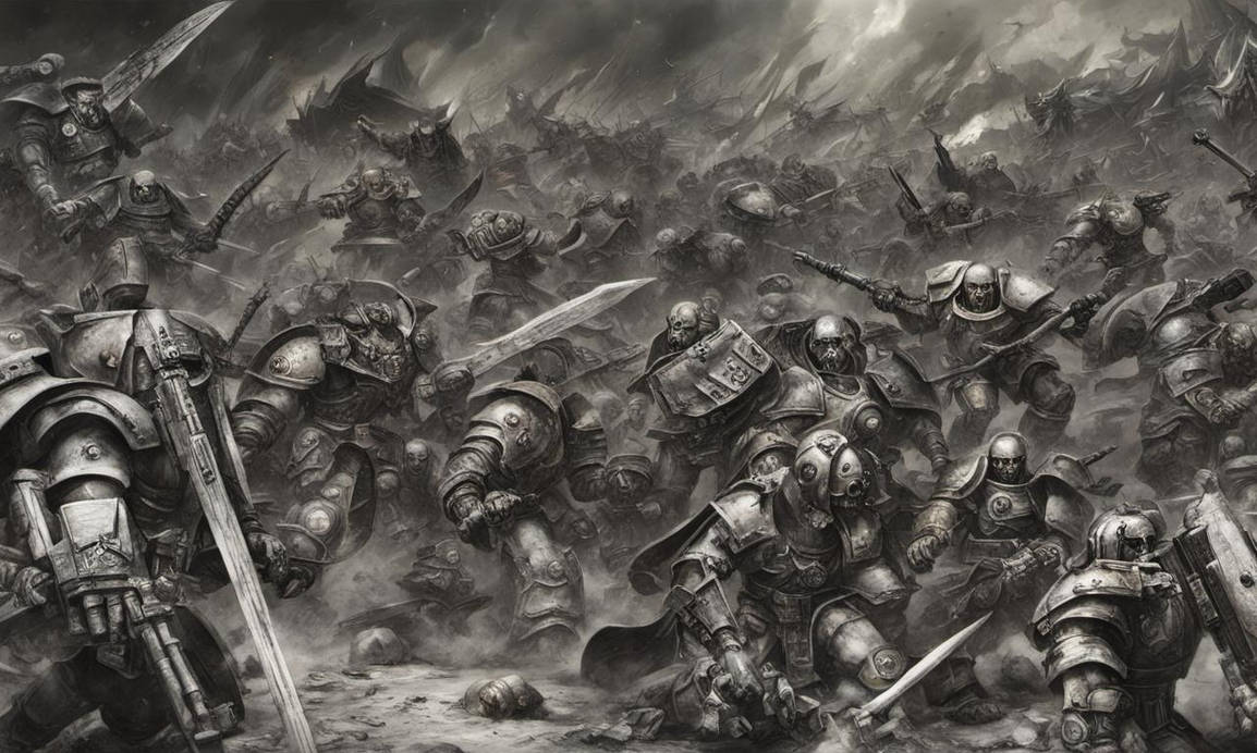 Battle Scene from Warhammer 40000 by ZoltanForgefire on DeviantArt