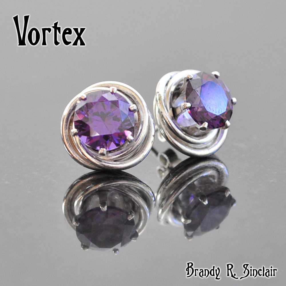 Vortex - Sterling Earrings