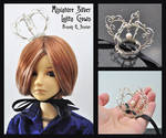 Mini Silver BJD Lolita Crown