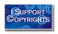 Support Copyrights Stamp