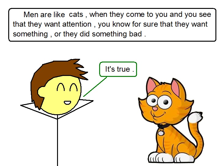 Men are like cats