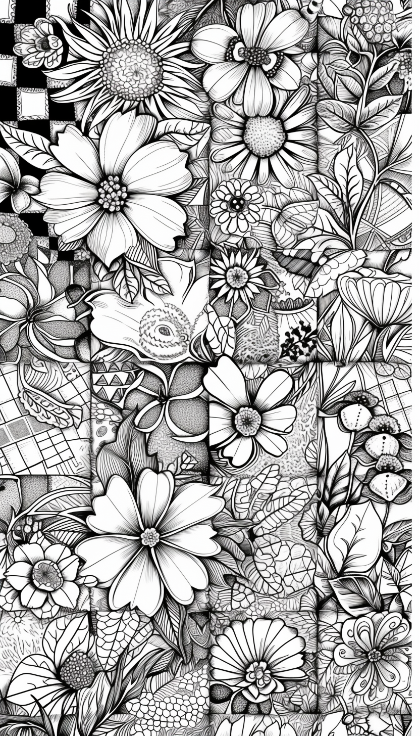Patchwork Quilt Templates for Coloring by PixelAlchemy777 on DeviantArt