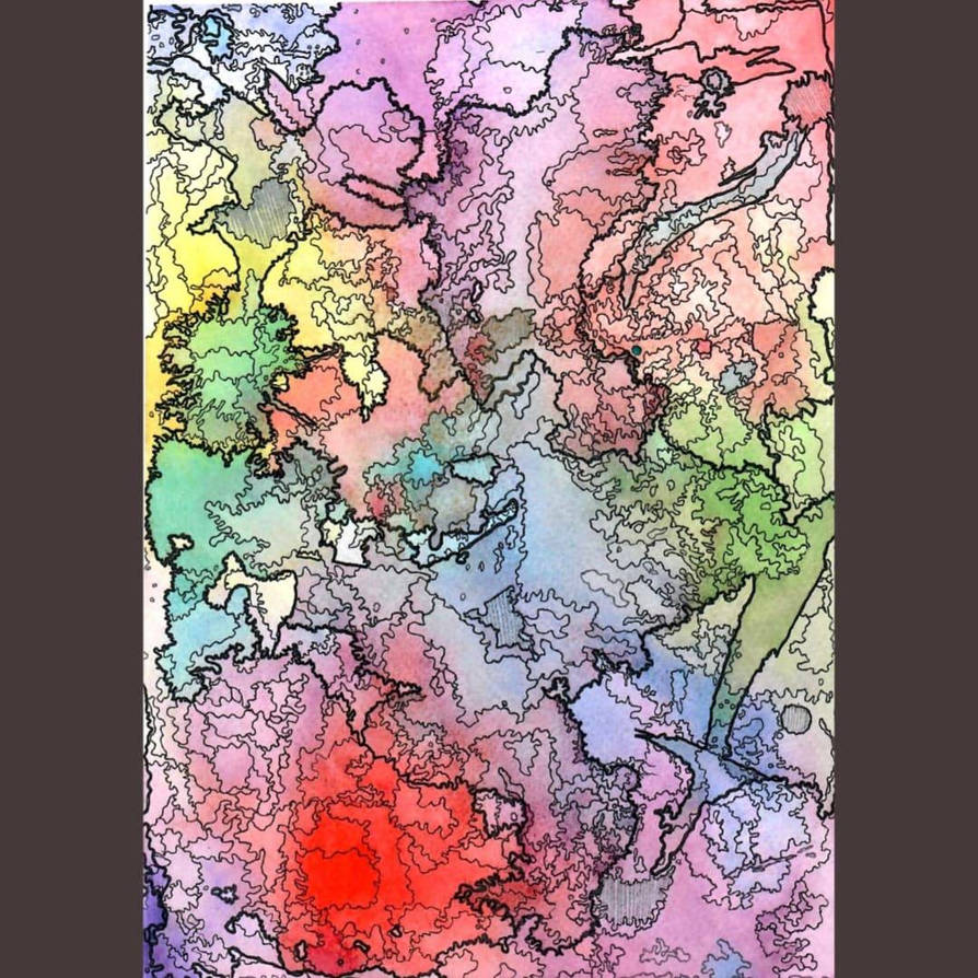 Fictional map by TatianaMicko on DeviantArt