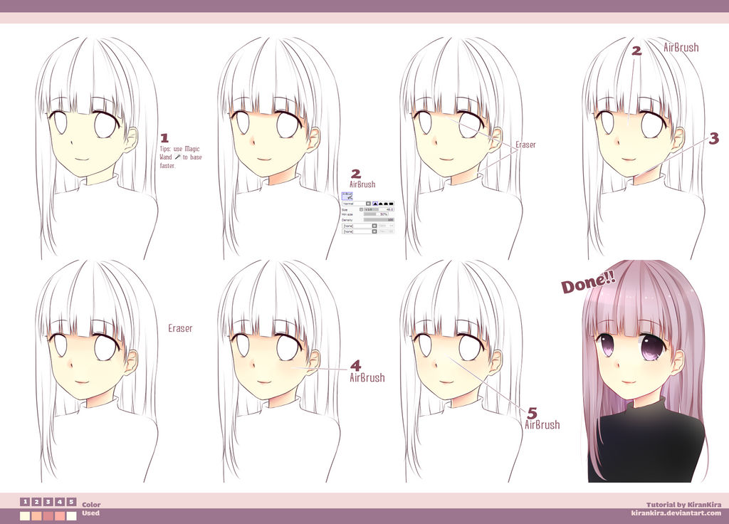Skin Coloring Tutorial by KiranKira on DeviantArt