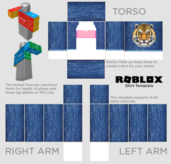 Clothing Template on Roblox-ART-Fan-Club - DeviantArt