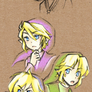 Zelda: Four Swords + 2 doodles