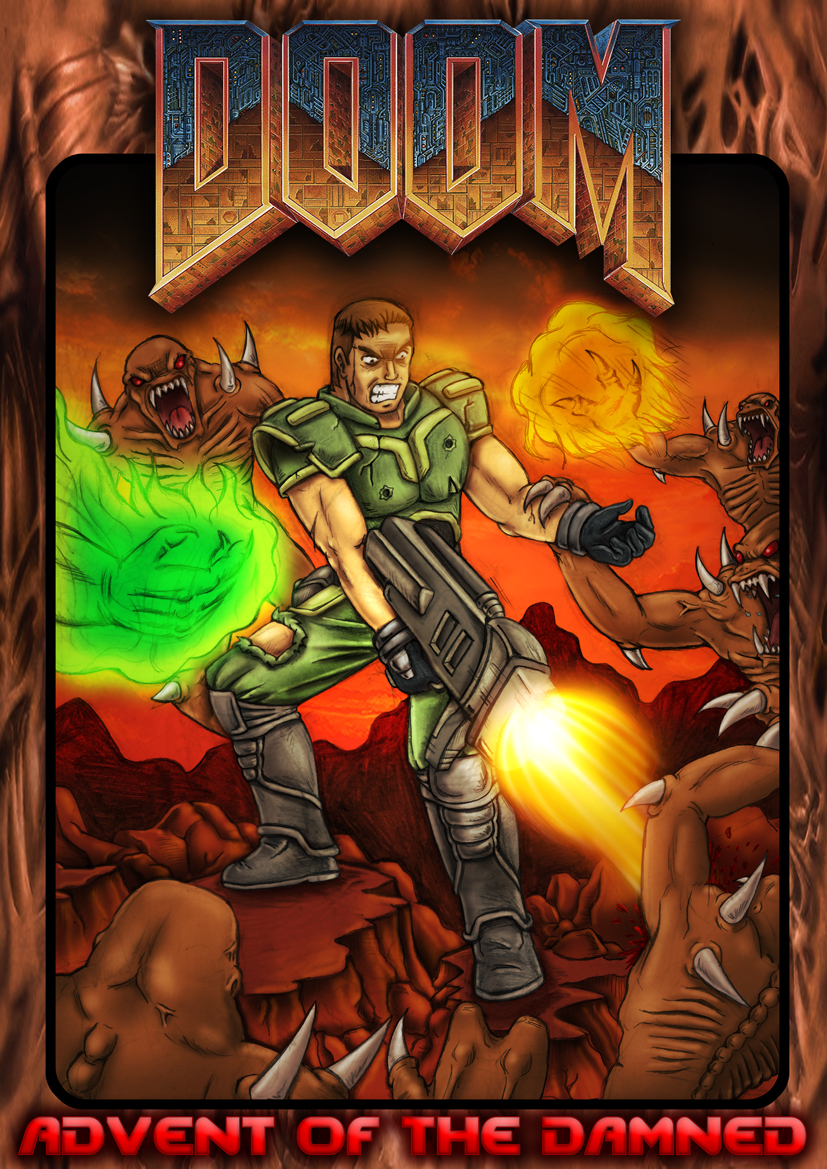 DOOM 1 Comic Cover Fan Art