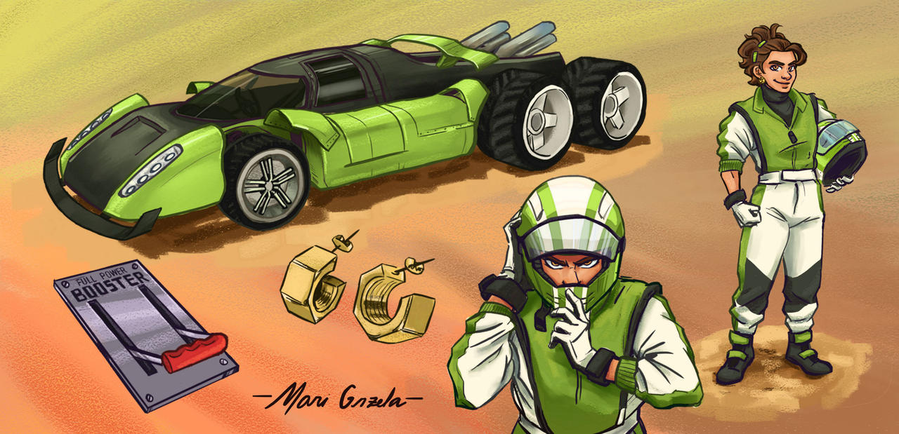 Radical Racer by marigrzela on DeviantArt
