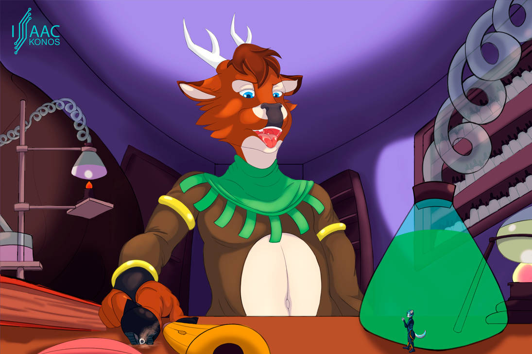 Magic Vs Technology Deviantart Magic over Tech went wrong (Commission) by Isaackonos on DeviantArt