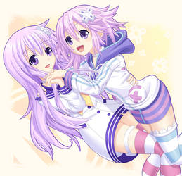 Neptune and Nepgear