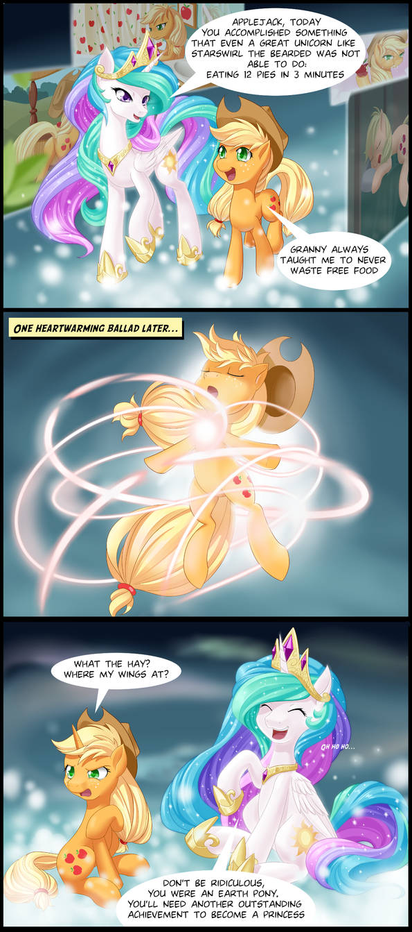 Ascension of Applejack by dstears