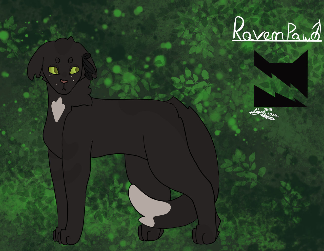 Warrior Cats - RavenPaw by 2Oriona2 on DeviantArt