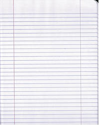 notebook paper