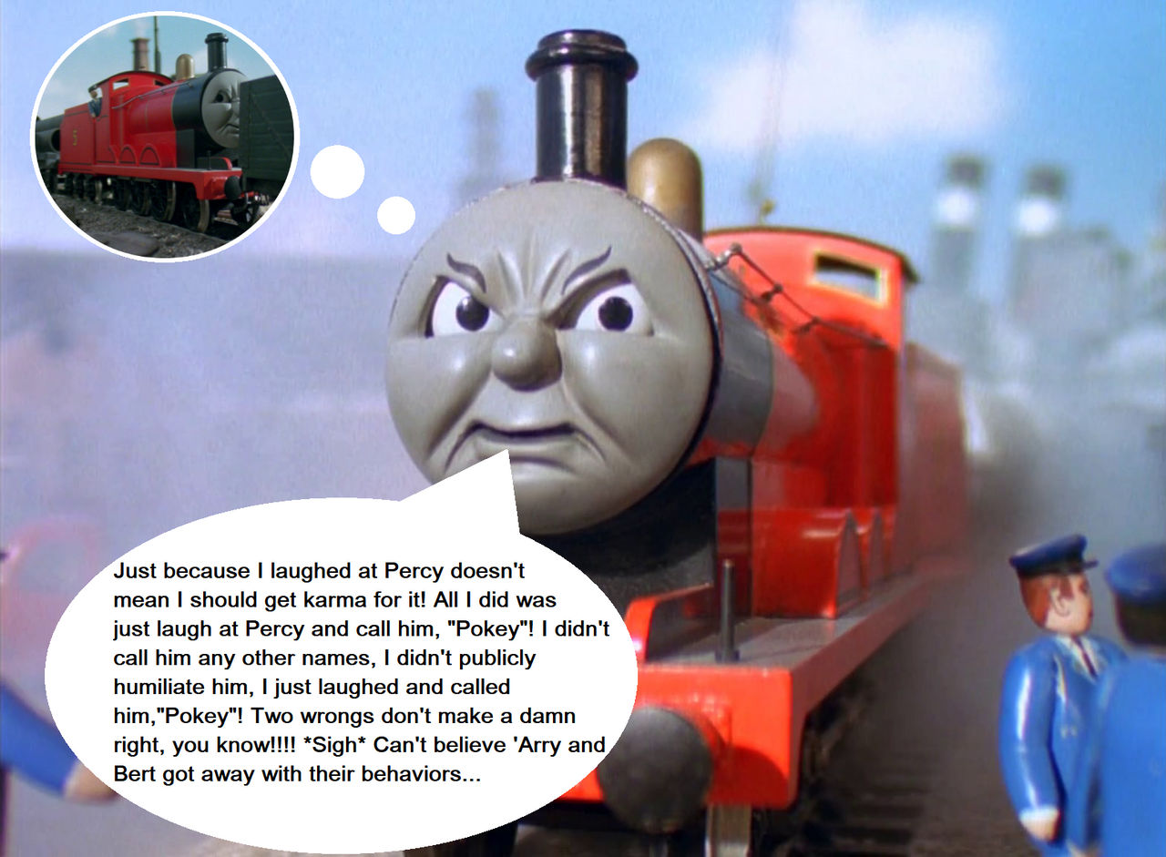 How James Felt About His Karma In Middle Engine by NicholasTheBlueGWR ...