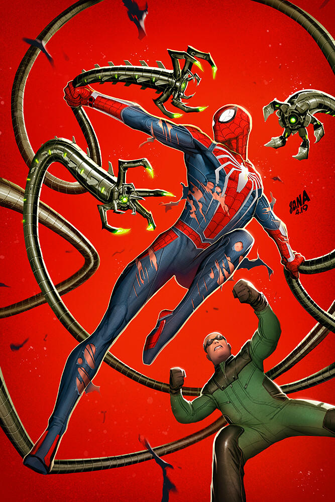 Spiderman v doctor octopus by itsharman on DeviantArt