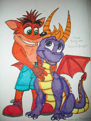 Crash Bandicoot and Spyro the Dragon