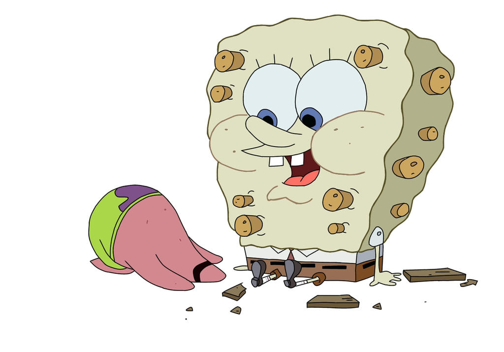 Spongebob Suds Sketch (Colored) by DemonGod18 on DeviantArt