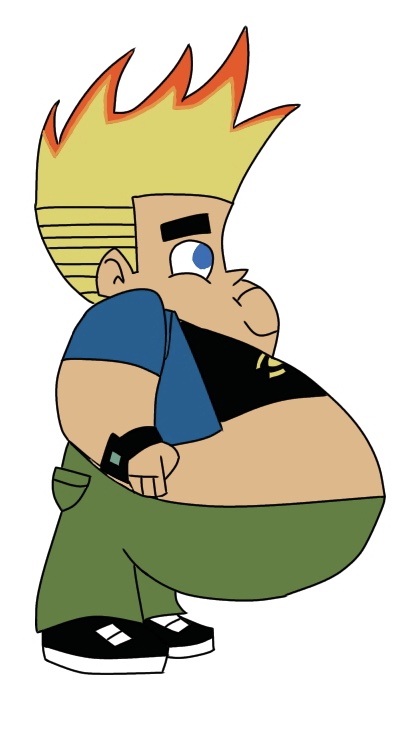 Fat Johnny Test Rapper Bloated Johnny Test Side View by DemonGod18 on DeviantArt