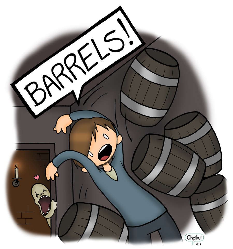 Barrels.