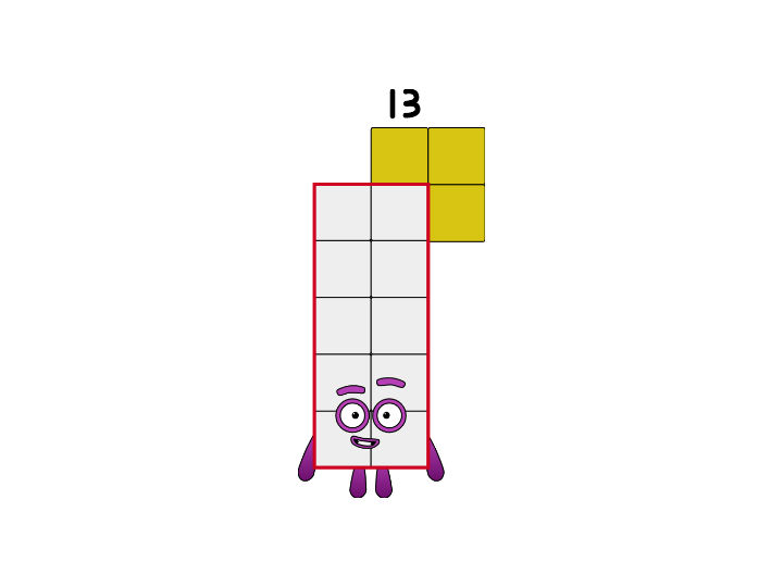 Numberblocks 13 by Tvokidsd111 on DeviantArt