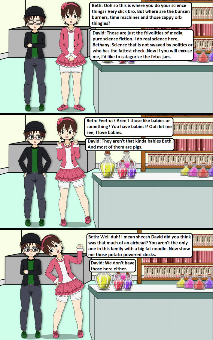 Lab Time (Toon) by CheeseHouse95 on DeviantArt