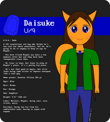 Zarmina Character Sheet: Daisuke
