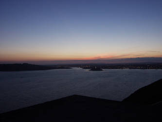 Sun set over the River Tamar 2