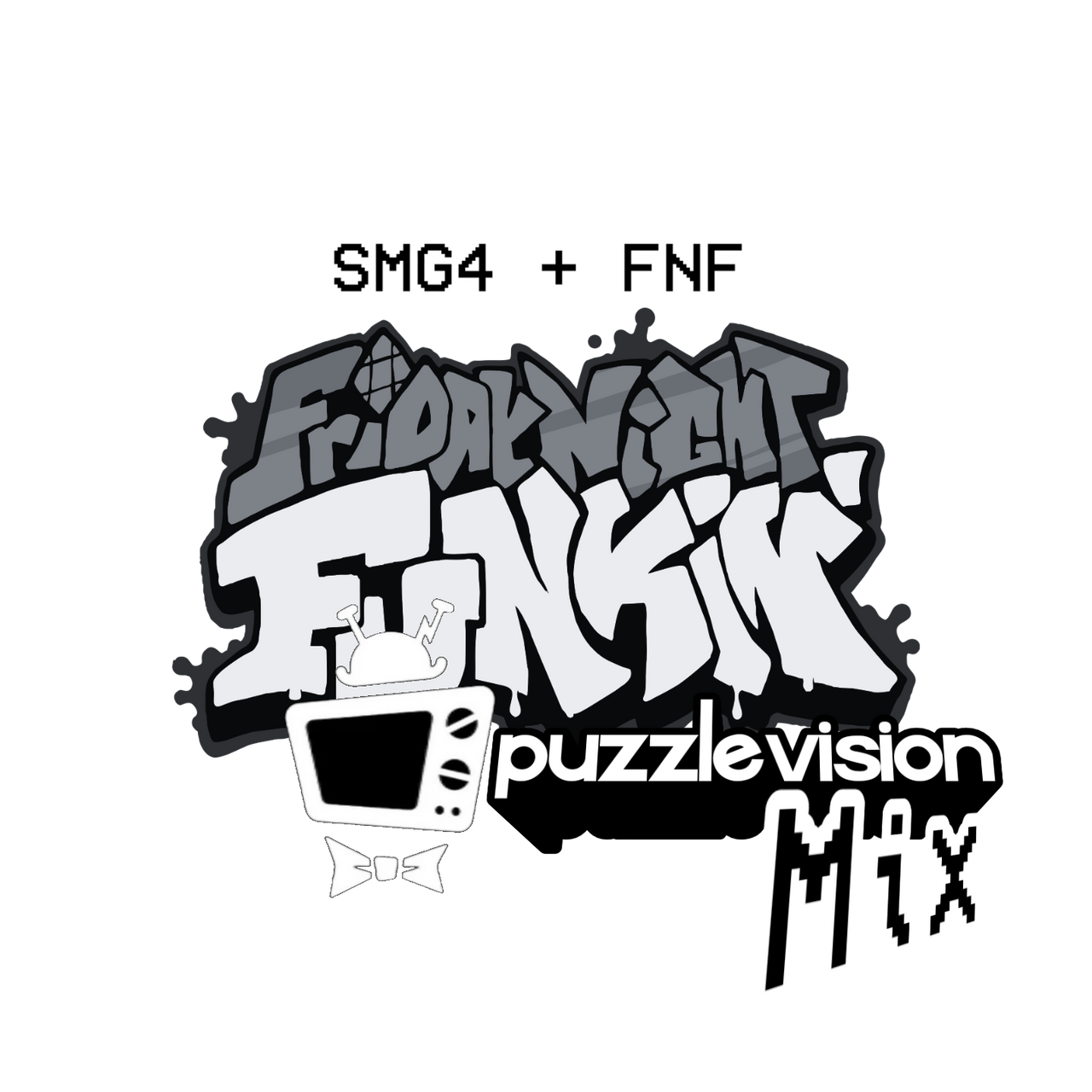 Friday Night Funkin PuzzleVision Mix Mod(FNF LOGO) by DXARCADE on ...