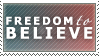 Freedom to Believe