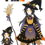 adoptable auction : fall witch closed