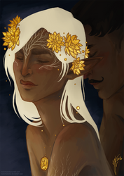 Untitled (Lavellan x Dorian) by ketunhanska