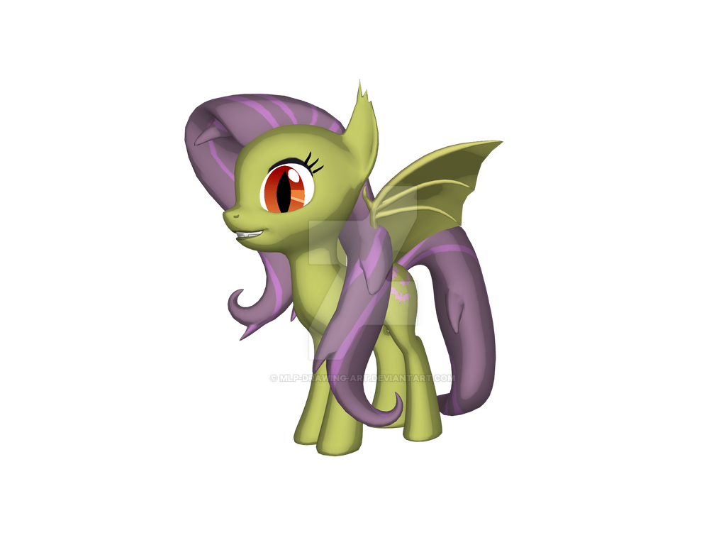 Flutterbat Deviantart Front Flutterbat by Mlp-drawing-art on DeviantArt