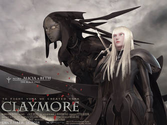 Fan Made Claymore Poster Alicia Beth